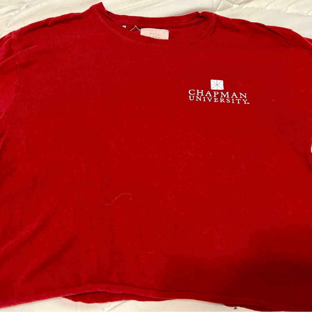 Chapman University crop tshirt Small